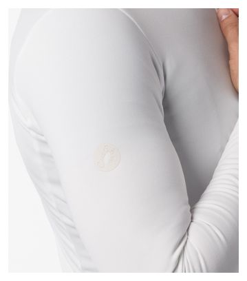 Castelli Espresso 2 Thermal Langarm-Trikot für Herren, weiß