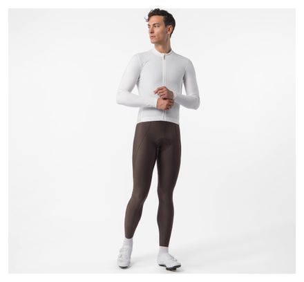 Castelli Espresso 2 Thermal Langarm-Trikot für Herren, weiß