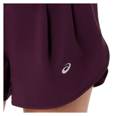 Pantaloncini Asics Road 3.5in viola da donna