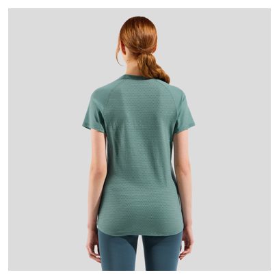 Camiseta de mujer Odlo Ascent <p> <strong>Performance Wool</strong></p>125 Verde
