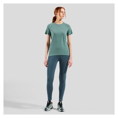 Odlo Women's Ascent Performance Wool 125 T-Shirt Green