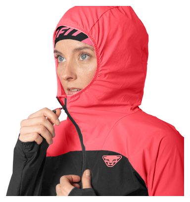 Dynafit Alpine Wind Jacket Rosa/Nero Donna