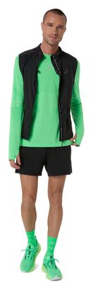 Camiseta de manga larga Asics Road Seamless verde para hombre