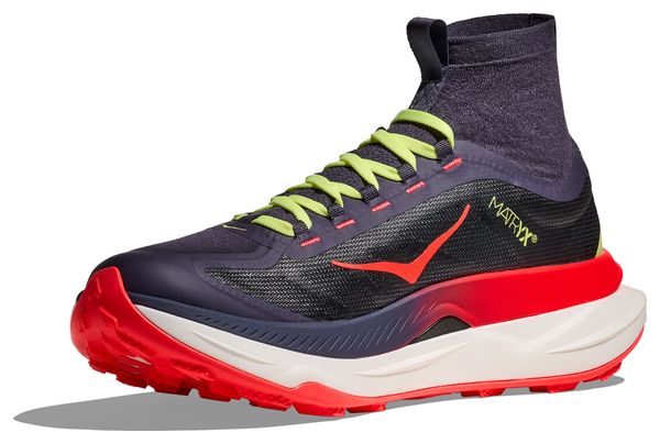 Scarpe da trail Hoka Tecton X 3 Grigio/Giallo/Rosso da uomo