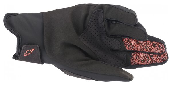 Alpinestars Denali 2 Handschoenen Zwart / Koraal Fluo