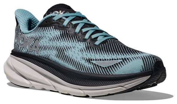 Hoka Clifton 9 GTX Black/Blue Women's Running Shoes