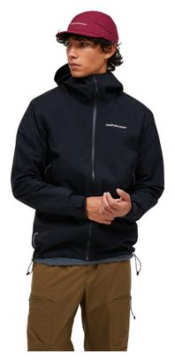 Giacca impermeabile Peak Performance Hike Gore-Tex 3L nera da uomo