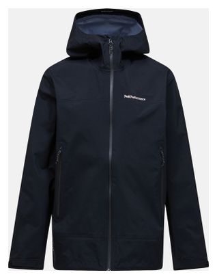 Giacca impermeabile Peak Performance Hike Gore-Tex 3L nera da uomo