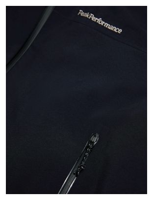 Giacca impermeabile Peak Performance Hike Gore-Tex 3L nera da uomo