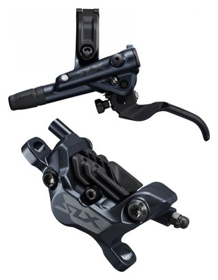 Shimano SLX M7120 4 zuigers Resin Geventileerde J-Kit Voorrem (zonder schijf) 95cm Zwart