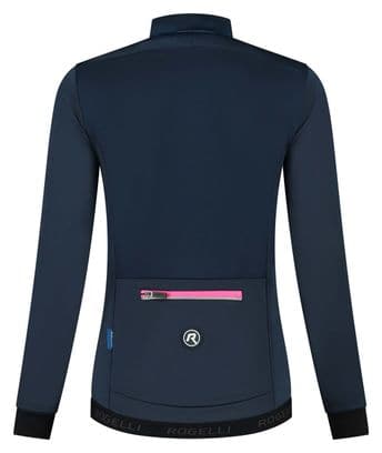 Veste Velo Hiver Rogelli Pesara - Femme - Bleu/Rose