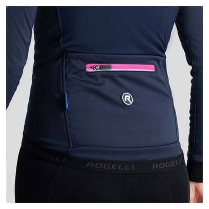 Veste Velo Hiver Rogelli Pesara - Femme - Bleu/Rose