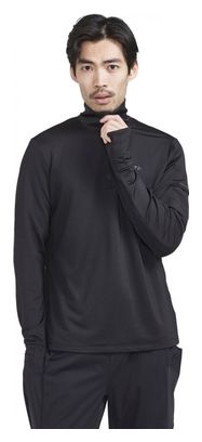 Craft ADV SubZ Black Men's 1/2 Zip Long Sleeve Jersey