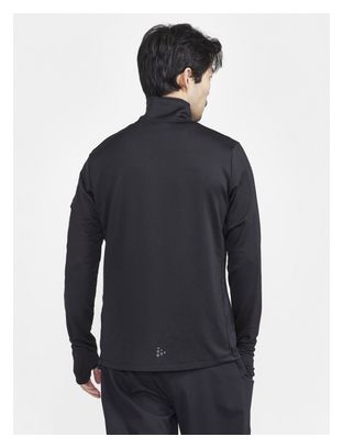 Craft ADV SubZ Black Men's 1/2 Zip Long Sleeve Jersey