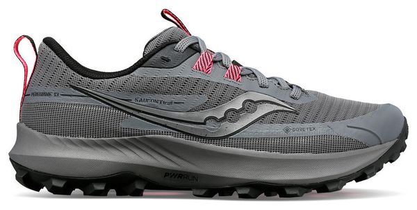 Scarpe da trail da donna Saucony Peregrine 13 GTX Grey Black