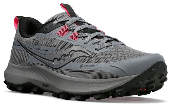 Zapatillas de trail para mujer Saucony Peregrine 13 GTX Gris Negro