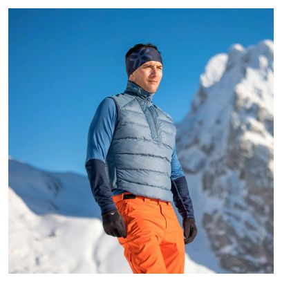 AYAQ Forno Cappotto senza maniche blu grigio