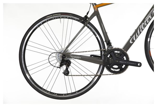 Bicicleta de carretera Wilier Triestina GTR Team Campagnolo Centaur 11S 700 mm Gris Naranja 2023