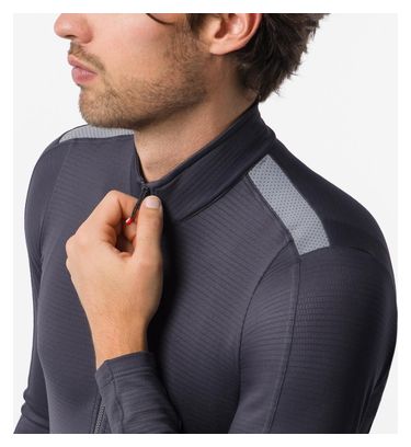 Castelli Puro 4.1 Men's Long-Sleeve Jersey, Dark Gray