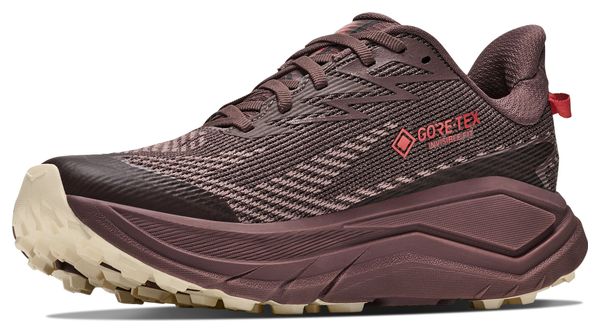 Hoka Challenger 8 GTX trailschoenen voor dames, rood