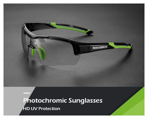 ROCKBROS Lunettes Sport Photochromiques UV400