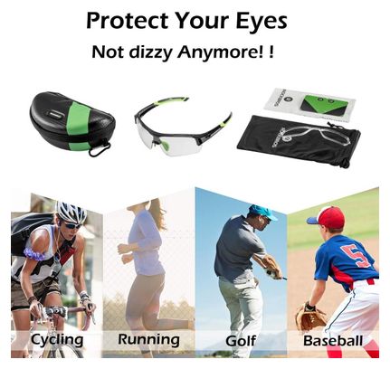 ROCKBROS Lunettes Sport Photochromiques UV400