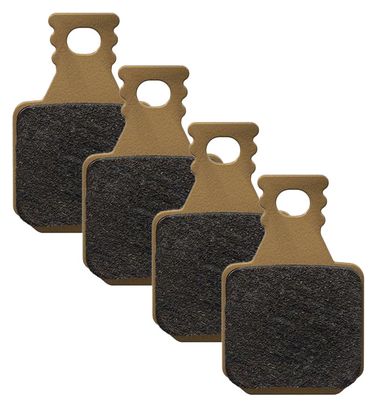 4er-Set Magura MDP 8 Gold/Gelb-Bremsbeläge für MT 4-Kolben-Bremsen
