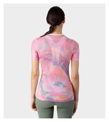 Camiseta interior de manga corta Alé Paint Rose para mujer