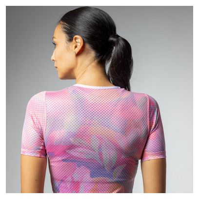 BaseLayer Manches Courtes Femme Alé Paint Rose