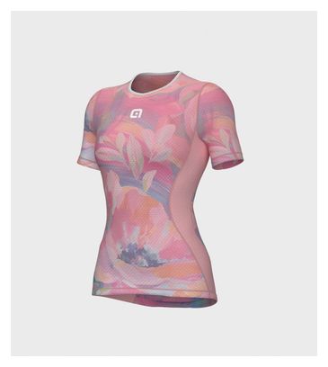 BaseLayer Kurzarm Women Alé Paint Pink