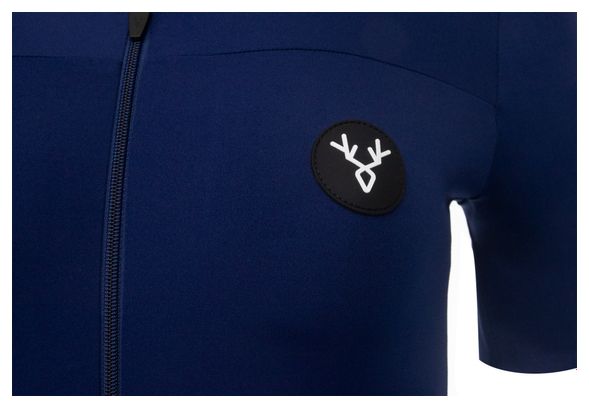 Maillot LeBram Allos de manga corta para mujer azul Tailored Fit