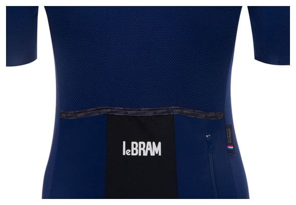 LeBram Allos Women&#39;s Short Sleeve Jersey Blue Tailored Fit