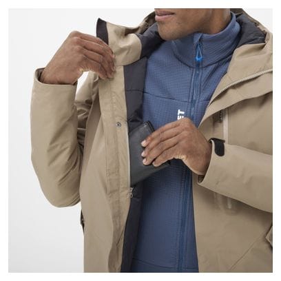 Millet Chamonix Warm Beige Hooded Jacket