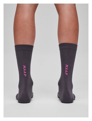 Calzini Maap Team Long Grigio/Rosa
