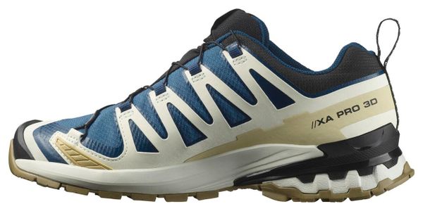 Chaussures Trail Salomon XA Pro 3D v9 GTX Bleu/Beige Homme