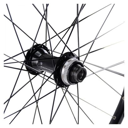 Roue vtt 27.5  av jante noir mach1 klixx boost tub.ready.disque centerlock.axe trav 15x110