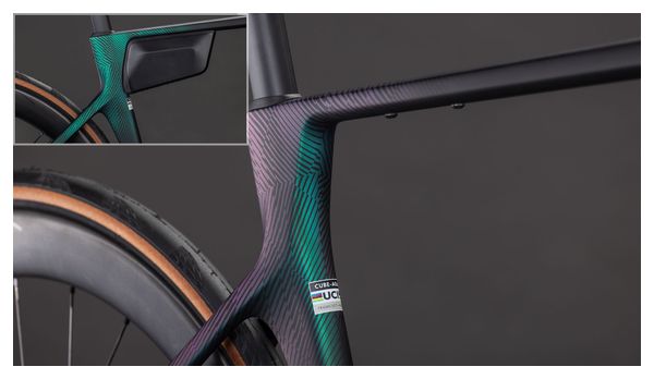 Cube Agree C:62 SLT Road Bike Shimano Dura-Ace Di2 12S 700 mm Black Iridescent Green 2026