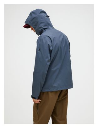 Veste Imperméable Peak Performance Hike Gore-Tex 3L Gris Homme