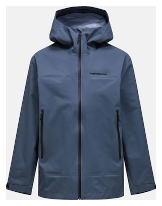 Veste Imperméable Peak Performance Hike Gore-Tex 3L Gris Homme