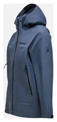 Veste Imperméable Peak Performance Hike Gore-Tex 3L Gris Homme