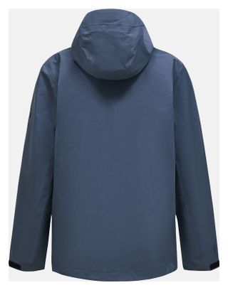 Veste Imperméable Peak Performance Hike Gore-Tex 3L Gris Homme