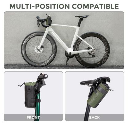 Sacoche de Guidon / Porte-Bidon Vélo – Ultra-Léger  Multi-Sangles