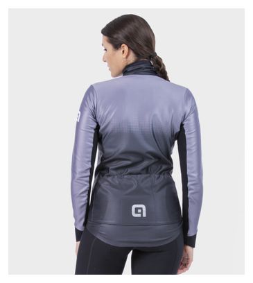 Women's Alé Gradient Grey/Black Long Sleeve Jacket