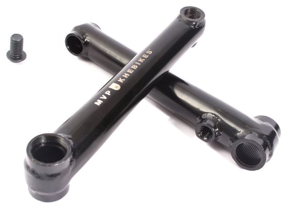 Manovella Per Bmx Single Speed Mn5801blk Transit V2 3 Pezzi - Lunghezza 165 Mm, Colore Nero, Materiale Acciaio Manovella Bmx Mission