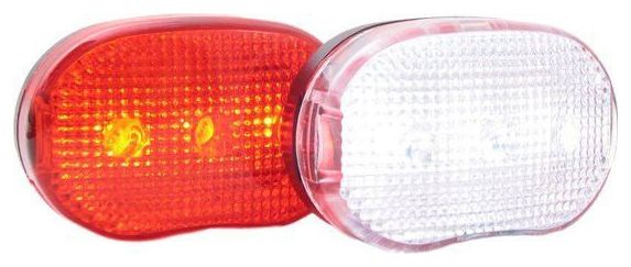 EDGE Kit d'éclairage LED City - 3 Led - Avant + Arrière - Piles incluses