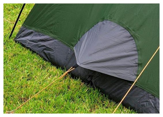 Crua Duo Maxx - tente de randonnée légère - 3 personnes - 3 9 kg - vert