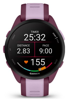 Montre de Sport Garmin Forerunner 165 Music Rouge Berry Violet Lilac