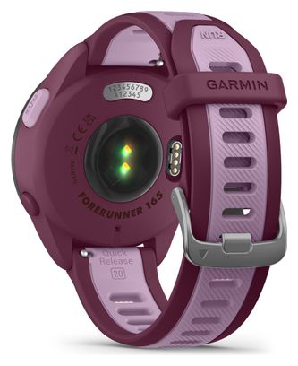 Garmin Forerunner 165 Music Sporthorloge Berry Red Lilac Purple