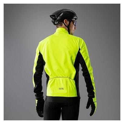 GORE Wear C3 Gore-Tex InfiniumThermo Thermal Jacket Fluorescent Yellow Black
