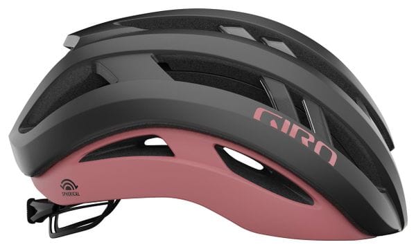 Casque Route Giro Aries Spherical Noir/Rose